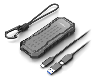Orico M.2 NVMe/SATA SSD USB-C 3.2 wzmocniona - szara - 1343406 - zdjęcie 2